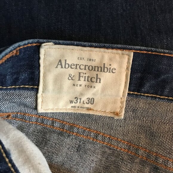 Vintage Abercrombie & Fitch Classic Straight Jeans 31x 30 – 100% Cotton - Picture 6 of 9